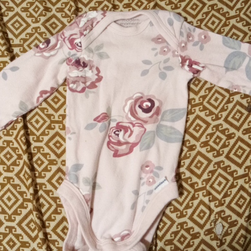 Baby girl onesy size newborn